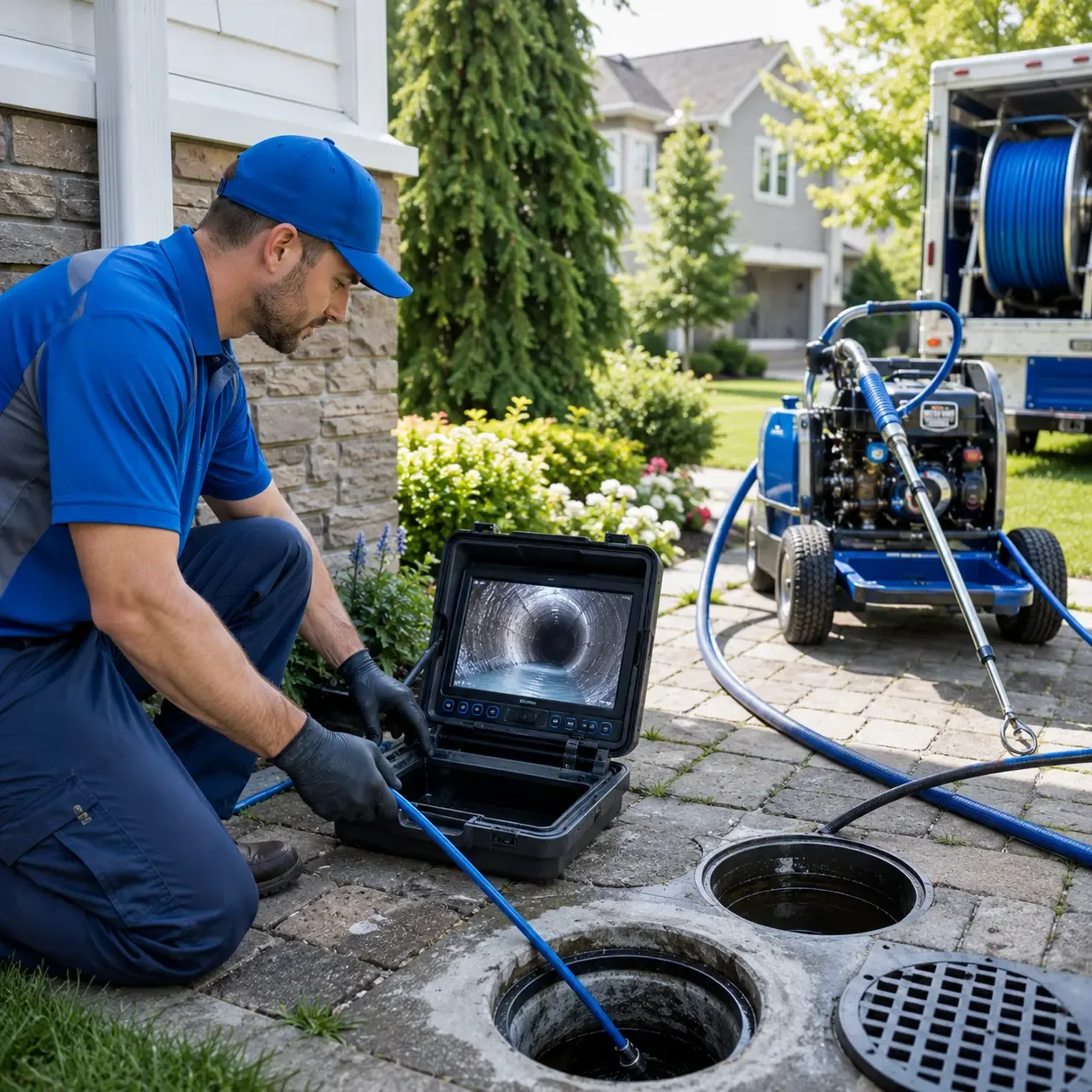 Outdoor drain cleaning professionals serving Langley, OK